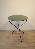 Metalen tuintafeltje, bistrotafeltje, Ophalen, Gebruikt, Rond, Metaal