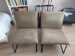 Twee groene fauteuil stoelen (Leen Bakker), Huis en Inrichting, Ophalen, Zo goed als nieuw, Twee