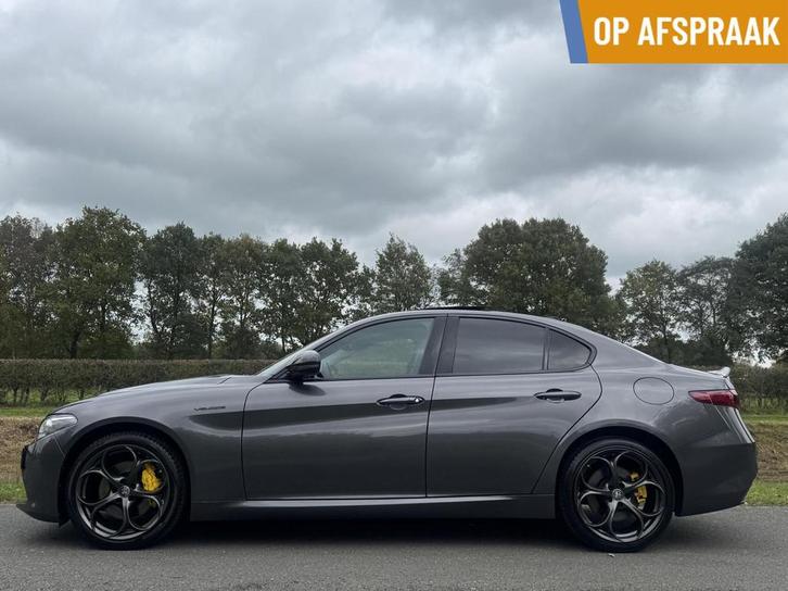 Alfa Romeo Giulia 2.0t Q4 Veloce, Pano, Carbon, leder dash!, Auto's, Alfa Romeo, Bedrijf, Te koop, Giulia, 4x4, ABS, Achteruitrijcamera