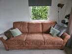 Stoere driezitter microleder zgan, Ophalen, Zo goed als nieuw, 75 tot 100 cm, 200 tot 250 cm