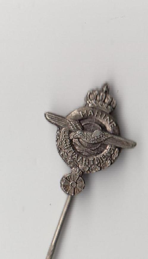 MLVD Marine Luchtvaartdienst speldje Versie A, Verzamelen, Militaria | Algemeen, Landmacht, Embleem of Badge, Nederland, Ophalen of Verzenden