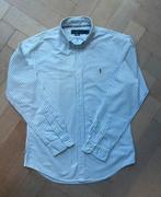 RALPH LAUREN slimfit overhemd MT M, Blauw, Ralph Lauren, Gedragen, Halswijdte 39/40 (M)