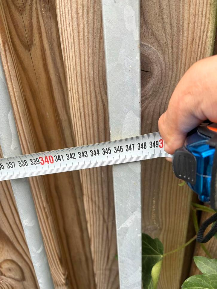 Hekwerk panelen - ideaal voor hondenkooi!, Tuin en Terras, Tuinhekken en Hekwerk, Gebruikt, Spijlenhekwerk, IJzer, Ophalen