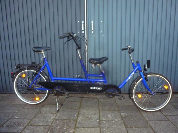 GEBRUIKTE CO-PILOT OUDER_KIND TANDEM PRIJS SLECHTS 160,00, Fietsen en Brommers, Fietsen | Tandems, Gebruikt, Minder dan 10 versnellingen