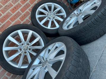 5x112 Originele Volkswagen Dijon velgen 17 inch 205/50/17 beschikbaar voor biedingen