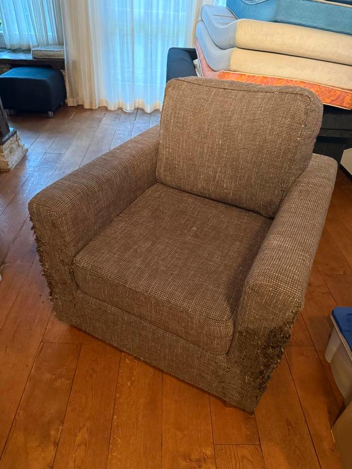 Comfortabele fauteuil zoekt liefde - gratis op te halen, Huis en Inrichting, Fauteuils, Gebruikt, Stof, 75 tot 100 cm, Ophalen