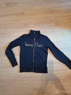 Donkerblauw vest Benetton, Meisje, Trui of Vest, Ophalen of Verzenden, Zo goed als nieuw