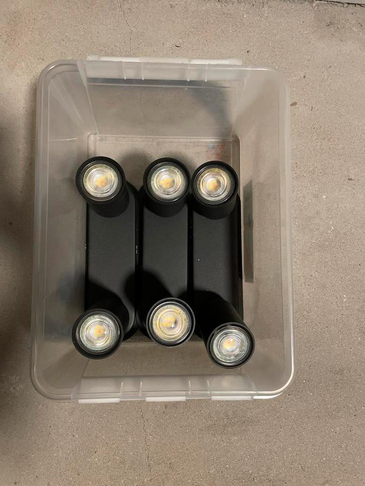 Philips myLiving Pongee Opbouwspots - Set van 3, Huis en Inrichting, Lampen | Spots, Zo goed als nieuw, Plafondspot of Wandspot