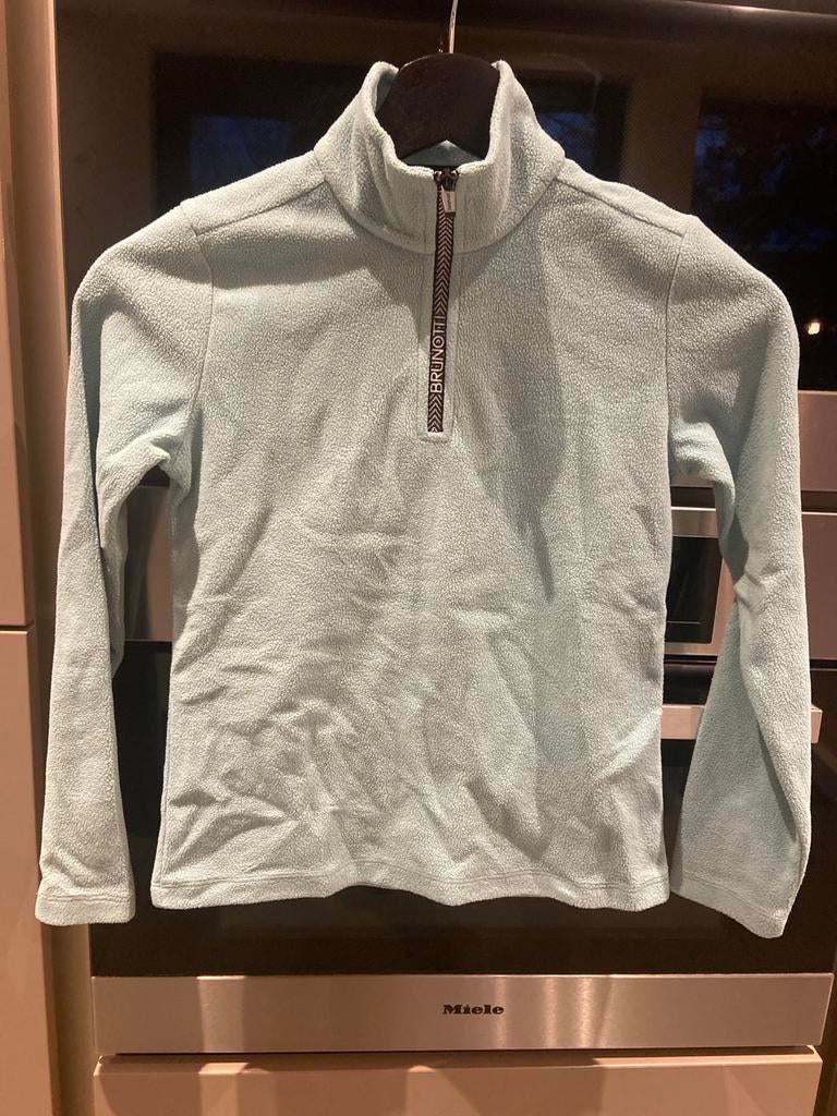 Brunotti skipully fleece mint maat 140, Ophalen of Verzenden, Gebruikt, Meisje, Trui of Vest