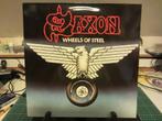 Saxon - Wheels Of Steel 1-lp, Cd's en Dvd's, Vinyl | Hardrock en Metal, Gebruikt, Ophalen of Verzenden