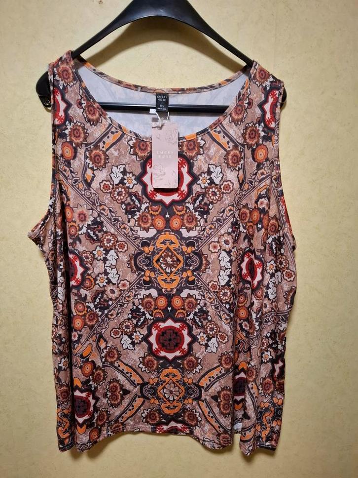 Emery Rose Tuniek Bohemian Stijl - Maat 52, Kleding | Dames, Blouses en Tunieken, Nieuw, Maat 46/48 (XL) of groter, Overige kleuren