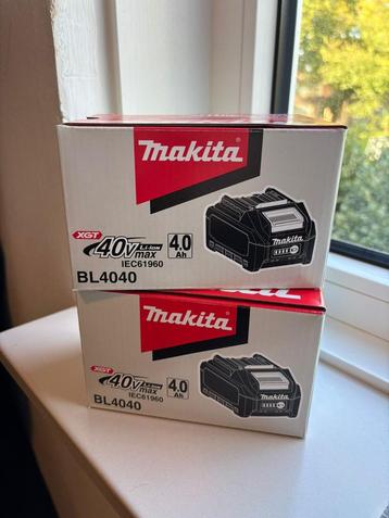 Makita accu 40v 4.0 ah 2x beschikbaar voor biedingen