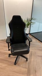 Noblechairs Hero Gamingstoel echt leder Zwart, Huis en Inrichting, Bureaustoelen, Ophalen, Gebruikt, Zwart, Gaming bureaustoel