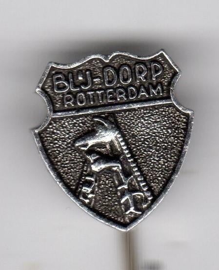 Speldje DIERENTUIN BLIJDORP ROTTERDAM GIRAFFES (A5), Verzenden, Gebruikt, Overige onderwerpen