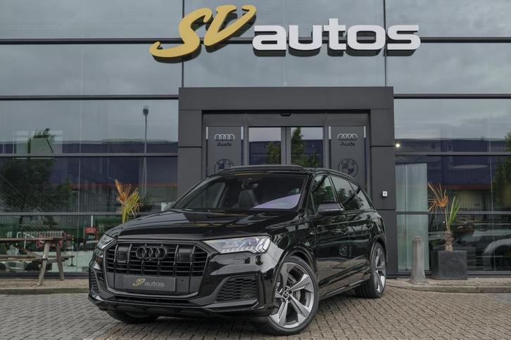 Audi Q7 55 TFSIe 380pk Quattro Panoramadak Luchtvering RS-Le, Auto's, Audi, Bedrijf, Te koop, Q7, 4x4, ABS, Achteruitrijcamera