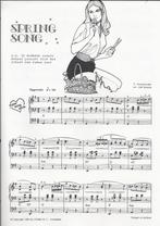 Z2 bladmuziek f mendelssohn spring song, Muziek en Instrumenten, Bladmuziek, Orgel, Gebruikt, Klassiek, Ophalen of Verzenden