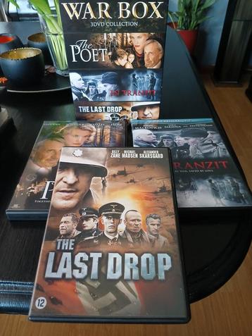 War Box DVD Collectie - The Poet, In Transit, The Last Drop beschikbaar voor biedingen