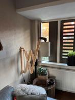 Houten harmonica wandlamp met kap, Huis en Inrichting, Ophalen of Verzenden, Zo goed als nieuw, Metaal, Vintage