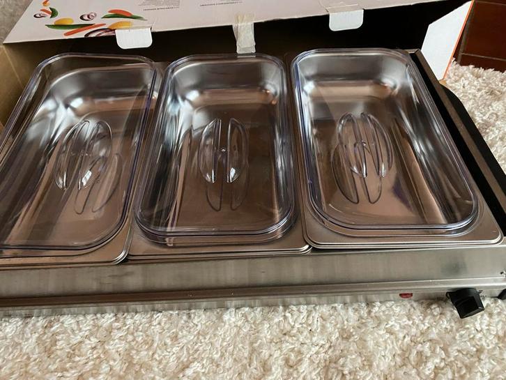 TriStar Buffetwarmer PD-8770 - Zo goed als nieuw!, Witgoed en Apparatuur, Fonduesets, Zo goed als nieuw, Elektrisch, Ophalen of Verzenden