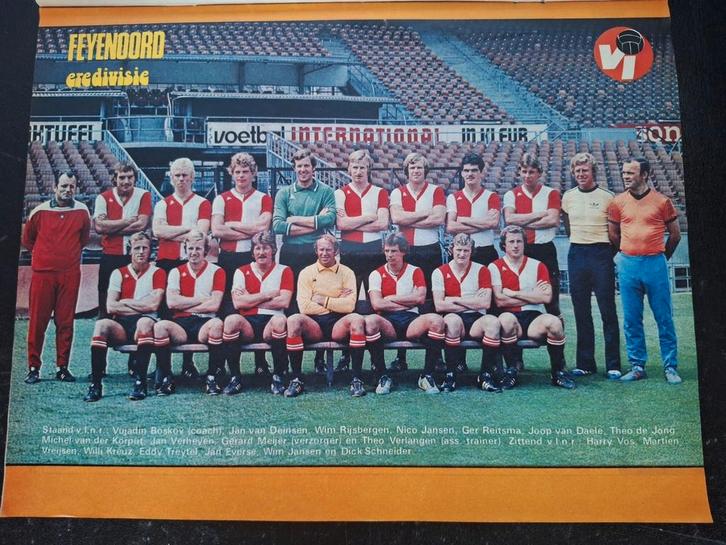 Poster Feyenoord Rotterdam [22], Verzamelen, Sportartikelen en Voetbal, Zo goed als nieuw, Poster, Plaatje of Sticker, Feyenoord