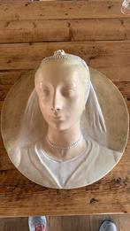 Prachtige buste portret gips plaster H. Laurens beeld wand, Ophalen of Verzenden