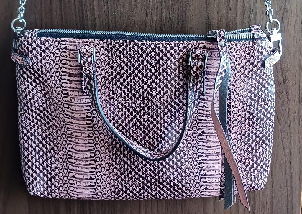 Gianni Chiarini leren handtas Python  -  20% korting ‼️, Sieraden, Tassen en Uiterlijk, Tassen | Damestassen, Ophalen of Verzenden