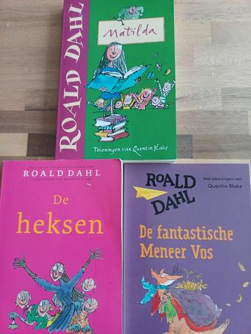 3 x Roald Dahl paperback's zie de foto's  beschikbaar voor biedingen