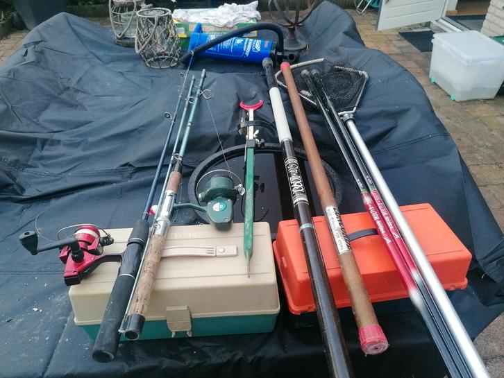 Complete Visuitrusting - Hengels, Molens, Accessoires, Watersport en Boten, Hengelsport | Karpervissen, Gebruikt, Complete set