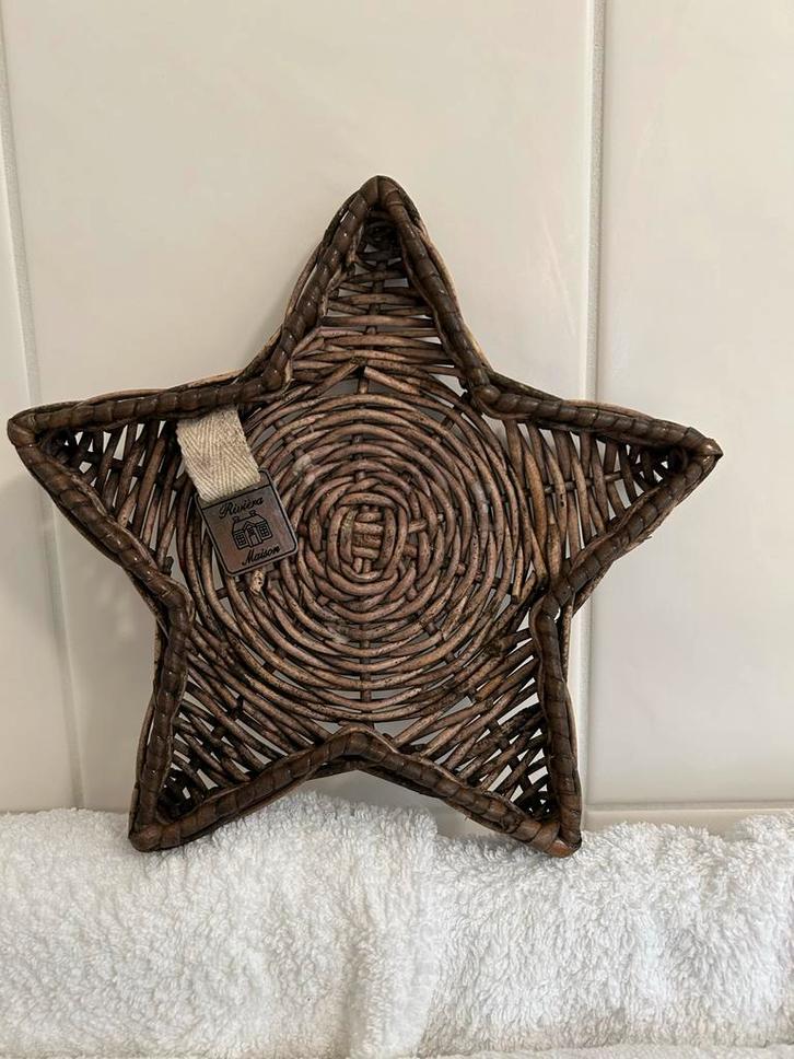 Riviera Maison Kerstdecoratie onderzetter kerstster, Diversen, Kerst, Zo goed als nieuw, Ophalen of Verzenden