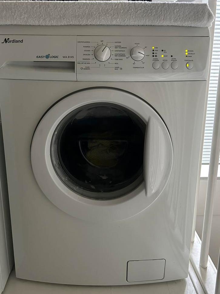 Nordland wasmachine easy logic WA 8145, Witgoed en Apparatuur, Wasmachines, Gebruikt, Voorlader, 4 tot 6 kg, 85 tot 90 cm, 1200 tot 1600 toeren