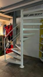 Witte spiltrap, Doe-het-zelf en Verbouw, Ladders en Trappen, Ophalen, Gebruikt, Trap, 2 tot 4 meter