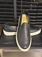 Woolrich Black Leather Loafers, Loafers, Zwart, Nieuw, Ophalen of Verzenden