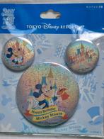 Tokyo Disney Resort Japan Mickey Mouse anniversary buttonset, Ophalen of Verzenden, Mickey Mouse, Zo goed als nieuw