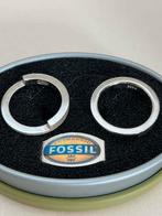 Fossil dubbelring, Sieraden, Tassen en Uiterlijk, Ringen, Ophalen of Verzenden, Dame, Zilver, Kleiner dan 17