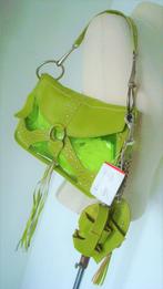 Chick on a Mission tas deels leer, origineel, lime NIEUW, Sieraden, Tassen en Uiterlijk, Tassen | Damestassen, Verzenden, Nieuw