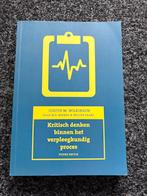 Kritisch denken in de verpleging - Vijfde editie, Ophalen of Verzenden, Alpha, Zo goed als nieuw, HBO
