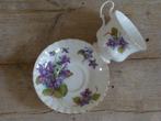 1x Kop-en-schotel, Royal Albert, PURPLE VIOLET, Heren, gaaf, Ophalen of Verzenden