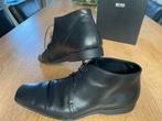 Boss zwarte leren herenschoenen, 1x gedragen maat 43,5, Kleding | Heren, Schoenen, HUGOBOSS, Zwart, Ophalen of Verzenden, Zo goed als nieuw