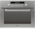 Goed werkende Whirlpool AMW 523 IX magnetron, Ophalen, Grill, Zo goed als nieuw, Draaiplateau