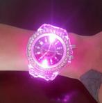 Mode Horloge met LED verlichting en Quartz Rand, Overige merken, Overige materialen, Polshorloge, Overige materialen