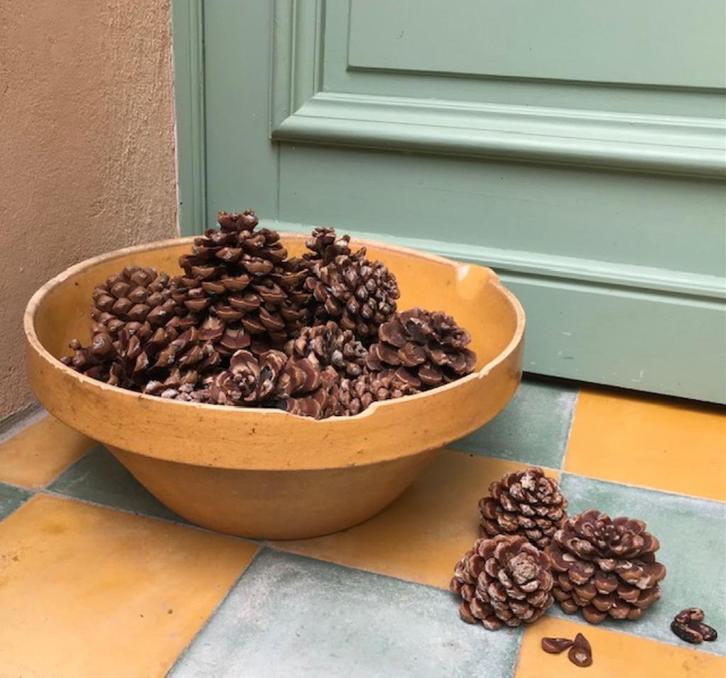 Antieke Provençaalse oker gele 19e eeuwse tian, Antiek en Kunst, Antiek | Keramiek en Aardewerk, Ophalen of Verzenden