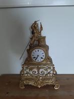 Antieke vuurvergulde franse pendule, Ophalen of Verzenden
