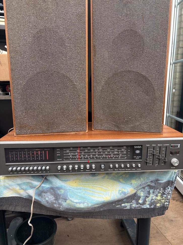 Vintage SABA Hifi Studio 8120 - Werkend!, Audio, Tv en Foto, Stereo-sets, Gebruikt, Tuner of Radio, Overige merken, Losse componenten