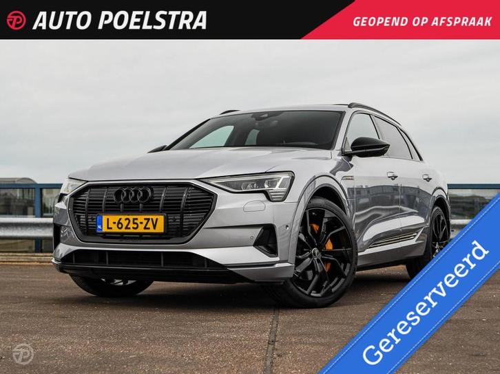 Audi e-tron 55 quattro S Edition 95 kWh 408 PK Panoramadak H, Auto's, Audi, Bedrijf, e-tron, 4x4, ABS, Achteruitrijcamera, Adaptive Cruise Control