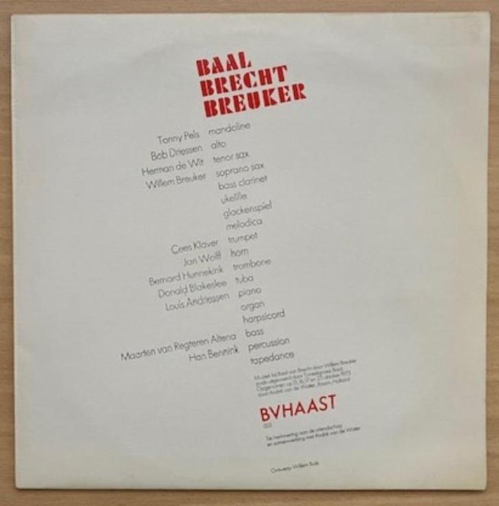 Willem Breuker LP, Cd's en Dvd's, Cd's | Jazz en Blues, Ophalen of Verzenden