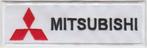 Mitsubishi stoffen opstrijk patch embleem #7, Ophalen of Verzenden, Nieuw, Auto's