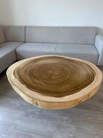 Prachtige salontafel van echte boomstam, Huis en Inrichting, Tafels | Salontafels, Ophalen, 50 tot 100 cm, Rond, 50 tot 100 cm