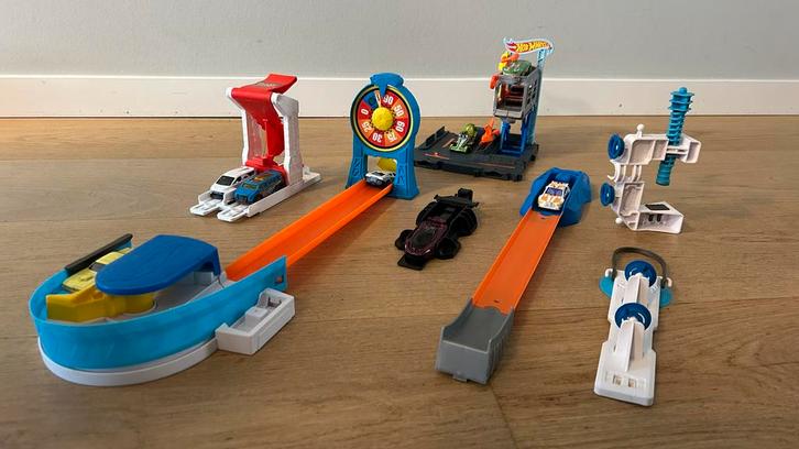 Hot Wheels Racebanen - Diverse Sets!, Kinderen en Baby's, Speelgoed | Racebanen, Gebruikt, Racebaan, Handmatig, Hot Wheels, Met looping