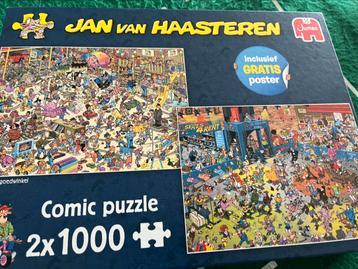 2x 1000 Jan van Haasteren beschikbaar voor biedingen
