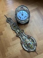 Antieke Comtoise klok "Dorga Grillot a Aigurande" compleet, Antiek en Kunst, Antiek | Klokken, Ophalen